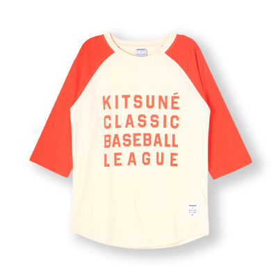 クラシック キツネ ベースボール Tシャツ 