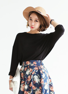 ベーシックカラールーズフィットTシャツ・全4色・e36351