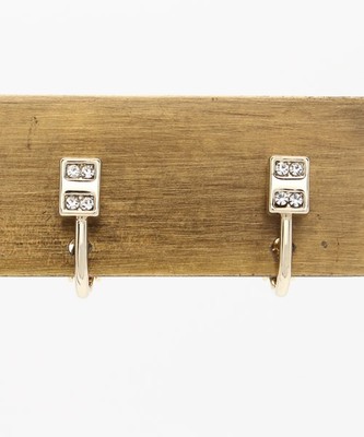 NOMBRE IMPAIR rapiecage メタルガラス イヤリング