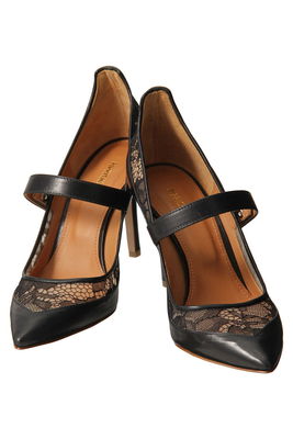 PIPPICHIC（ピッピシック）  【予約販売】ポインテッドトゥ レースメリージェーン