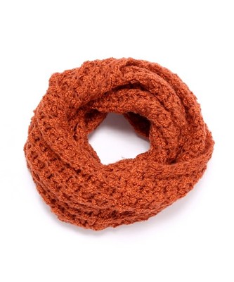 ニットスヌードカラーマフラー