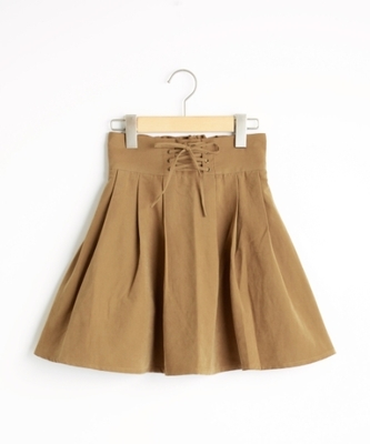 ウエスト編み上げスカパン