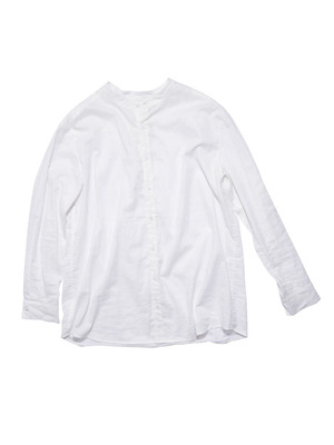 ルーズスタンドカラーシャツ