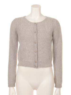 アンゴラケーブルカーディガン