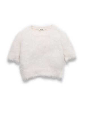 snidel (スナイデル)  ファーライクニットプル