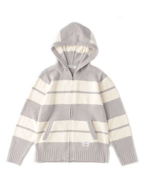 moco moco’アクアドライ’2ラインボーダパーカ