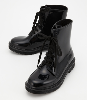 SLY LACE UP RAIN BOOTS