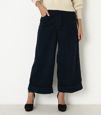 SLY Corduroy HW WIDE Ankle PT-E