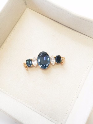 ビジュー・シューピアス<デニム>