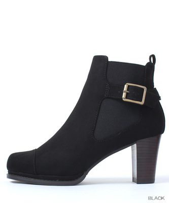 ベルテッドサイドゴアショートブーツ