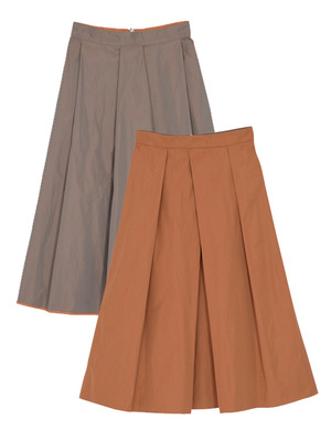 リバーシブルタックスカート