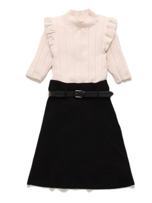 snidel  ニットドッキングワンピース