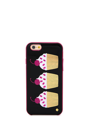 RESIN IPHONE 6 CASE EMBELLISHED CUPCAKES