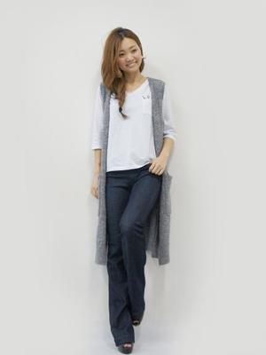 31 Sons de mode (トランテアン ソン ドゥ モード)  ニットロングジレ