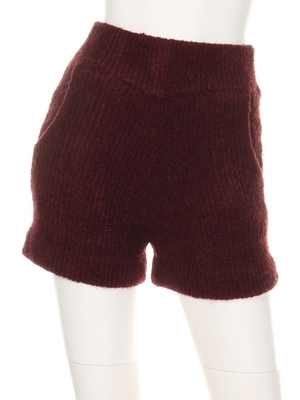 ニットショートパンツ