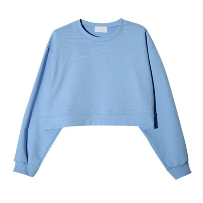 バルーンクロップドスウェットプルオーバー