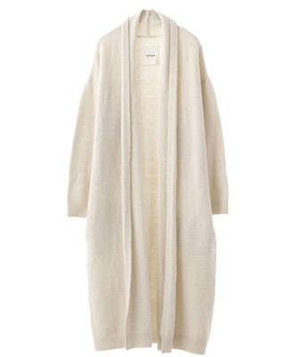 モヘヤ混ニットコーディガン