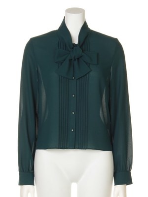 ピンタックシフォンブラウス