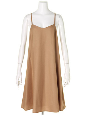 バックリボンキャミワンピース