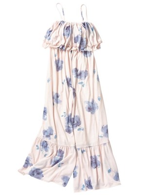 フラワーローズカップインロンパース