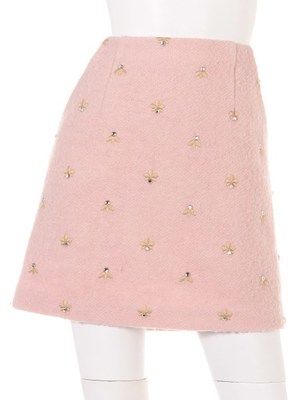 [L.B CANDY STOCK]刺繍ビジュースカート