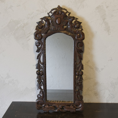SMALL CARVED MIRROR