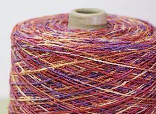 シルクツィード絣