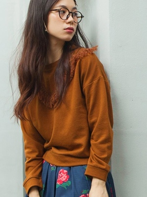 フリンジスウェット