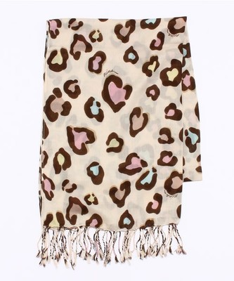 ヒョウ柄ストール