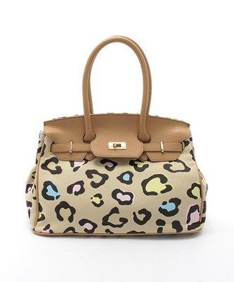 ヒョウ柄トートバッグ
