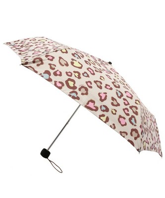 ヒョウ柄折りたたみ傘