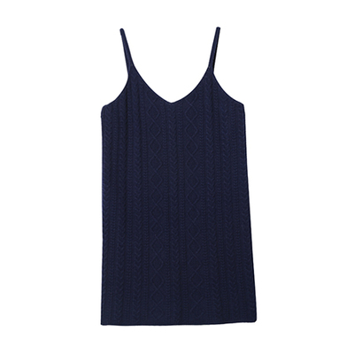 キャミケーブルニットワンピース