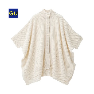 （GU）ニットポンチョ