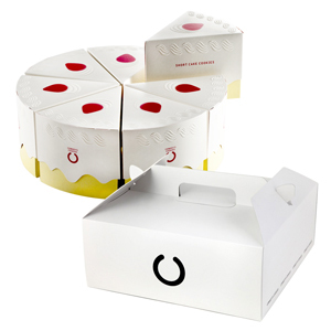 ケーキ箱付き ショートケーキクッキー1ホール[21枚入]