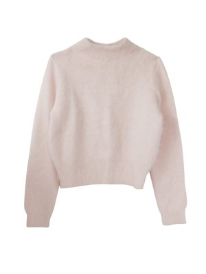 back open highneck knit