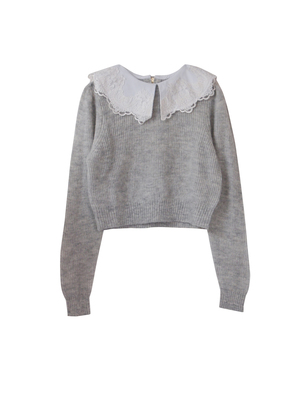 lacecollar knit