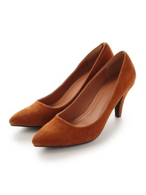 羊革スエードパンプス（8.5）