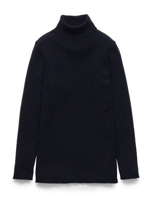 Mila Owen (ミラ オーウェン)  ベーシックリブタートルプルオーバー