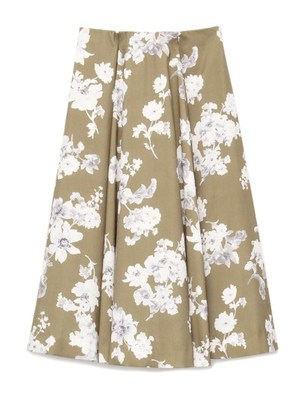 フラワープリントスカート
