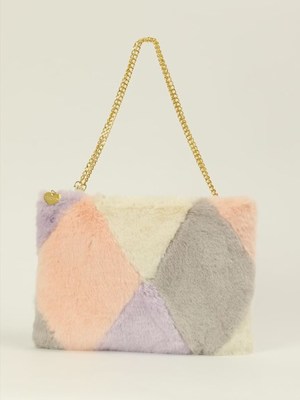 〈Honey salon〉カラーブロックファーショルダー