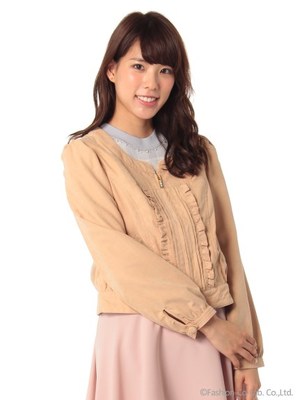 女の子タックブルゾン