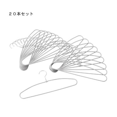 ノンスリップスリムハンガー２０本セット