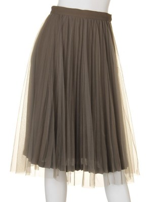 FRAY I.D (フレイアイディー)  インナープリーツチュールスカート