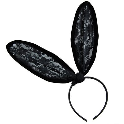 MUYI コスプレ ウサギ耳 カチューシャ レース