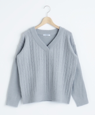 合わせVケーブルプルオーバー