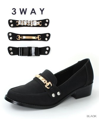 3WAYデザインローファー