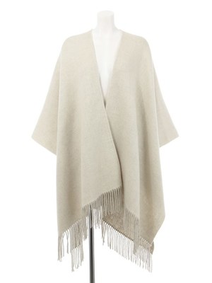 リバーシブルポンチョストール