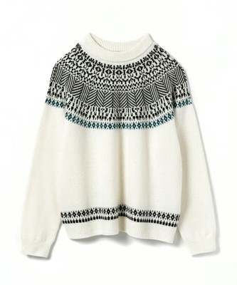 求芯ニットプルオーバー