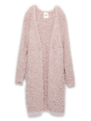 シャギーロングカーディガン