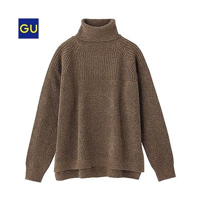 （GU）ブークレタートルセーター（長袖）